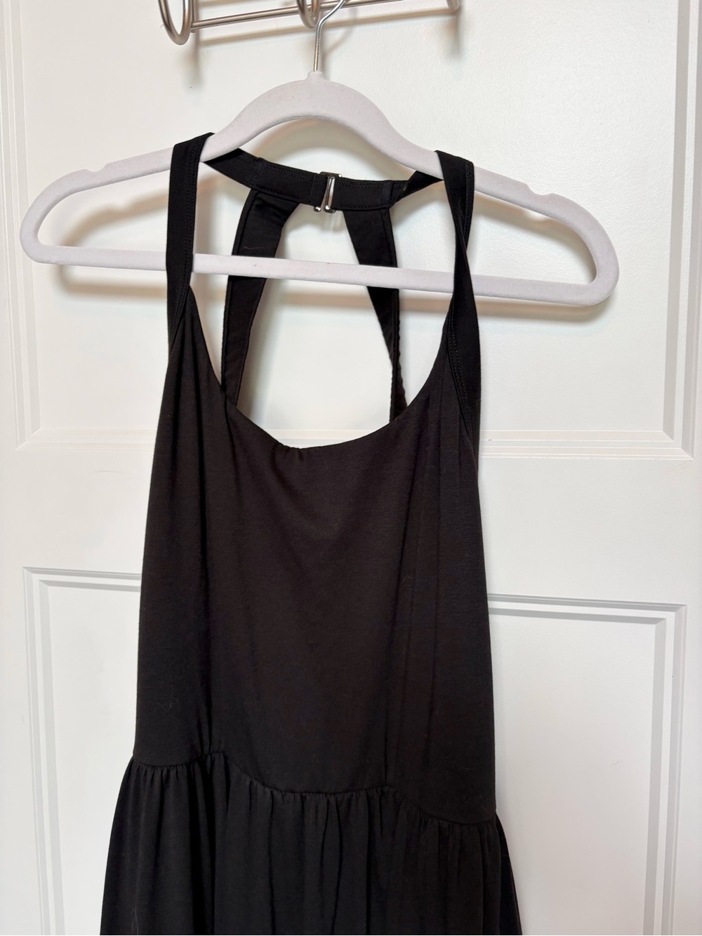 Halara Twisted Backless Split Flowy Maxi Resort Dress with Pockets sz Large - Picture 6 of 14